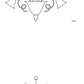 Sylcom Venier 1420/5-D-CR Clear Chandelier in Polished Gold Metal Finish