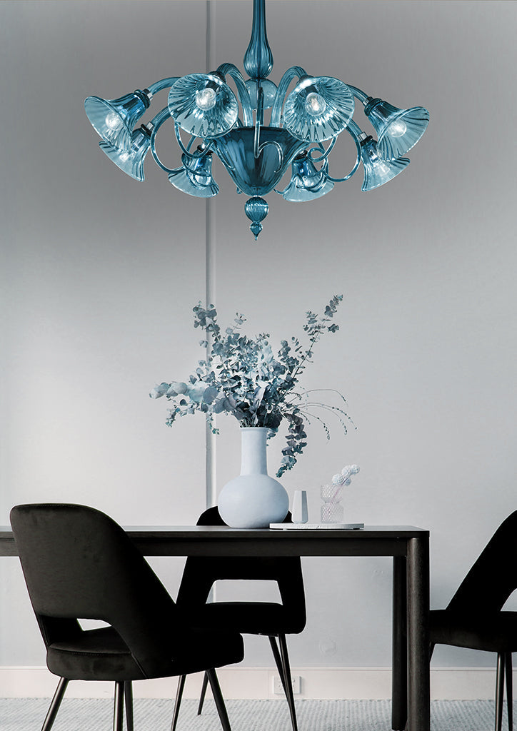 Sylcom Venier 1420/A1-D-D.A Amber Detailing Wall Lamp in Polished Gold Metal Finish
