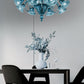 Sylcom Venier 1421/3-D-CR Clear Ceiling Lamp in Polished Gold Metal Finish