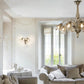 Sylcom Venier 1421/8-K-CR Clear Ceiling Lamp in Polished Chrome Metal Finish
