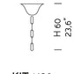 Sylcom Venier KIT CATENA 1420 3/5/6/8-K- Kit of Chain in Polished Chrome Metal Finish