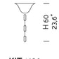 Sylcom Venier KIT CATENA 1420 6+3/8+4-K- Kit of Chain in Polished Chrome Metal Finish