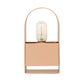 TOV Furniture Arther Blush Table Lamp With Bold Design and Rounded Silhouette