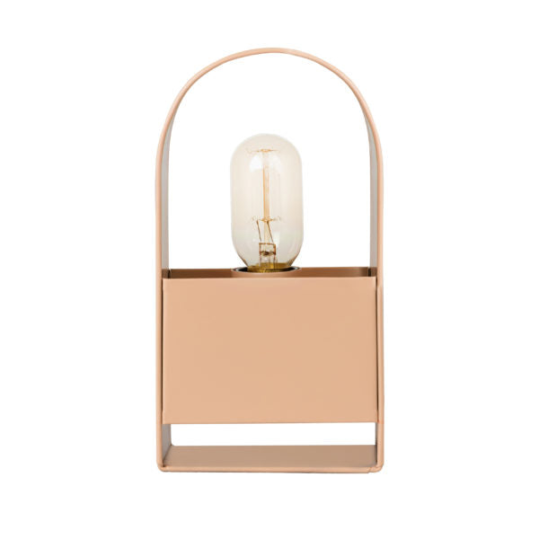 TOV Furniture Arther Blush Table Lamp With Bold Design and Rounded Silhouette