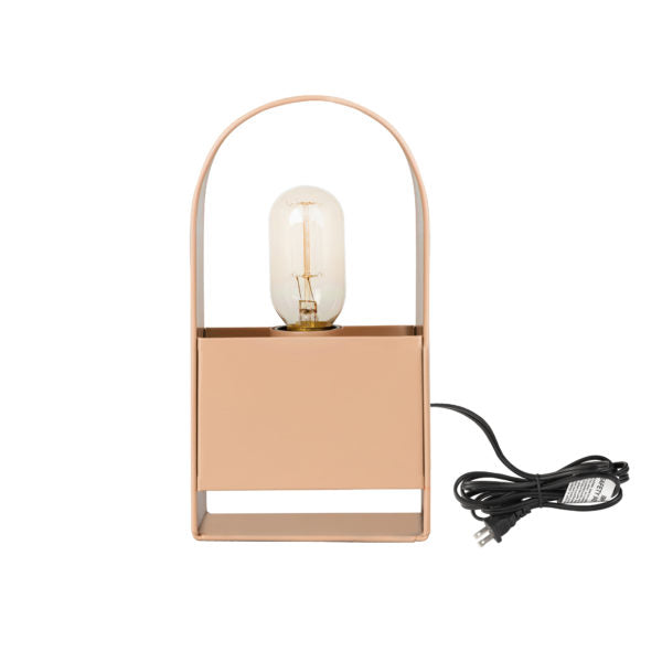 TOV Furniture Arther Blush Table Lamp With Bold Design and Rounded Silhouette