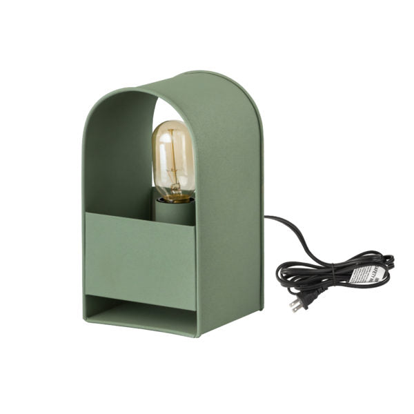 TOV Furniture Arther Green Table Lamp With Bold Design and Rounded Silhouette