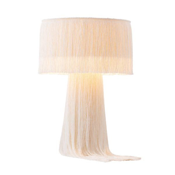 TOV Furniture Atolla Tassel Table Lamp in Cream Finish