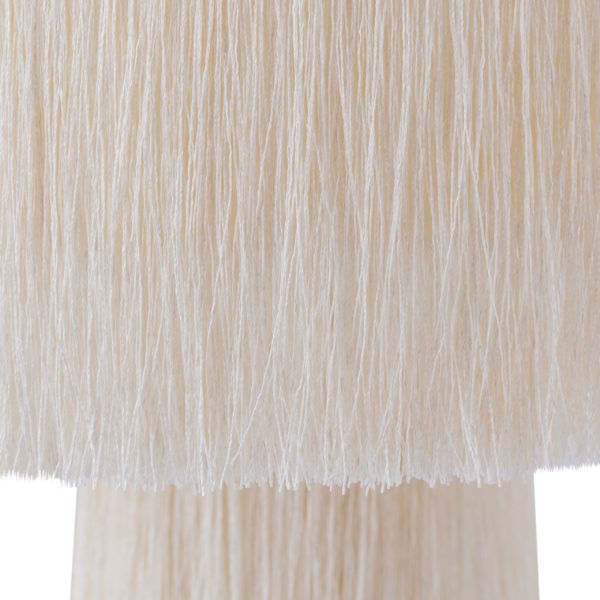 TOV Furniture Atolla Tassel Table Lamp in Cream Finish