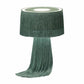 TOV Furniture Atolla Tassel Table Lamp in Emerald Finish