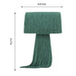 TOV Furniture Atolla Tassel Table Lamp in Emerald Finish