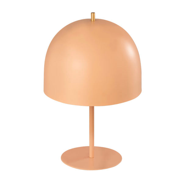 TOV Furniture Bree Iron Base Table Lamp With Conical Shade in Blush Finish