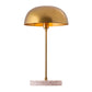 TOV Furniture Emory Concrete Base Table Lamp in Brass Shade Finish