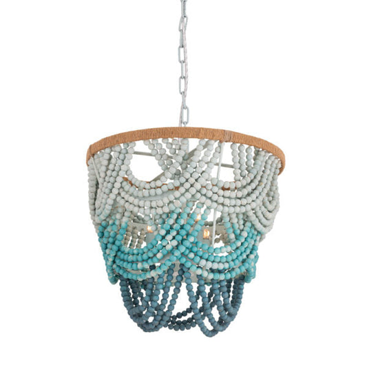 TOV Furniture Jade Bohemian Style Chandelier in Jade Ombre Finish