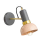 TOV Furniture Juku Blush Dome Shade Wall Sconce in Gray Finish