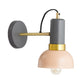 TOV Furniture Juku Blush Dome Shade Wall Sconce in Gray Finish