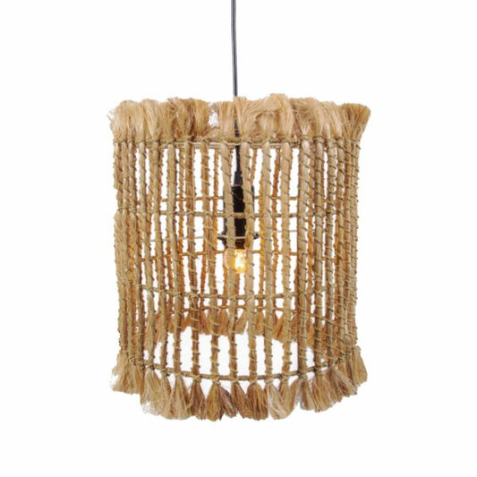 TOV Furniture Kahuzi Abaca Pendant Light Natural Finish