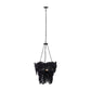 TOV Furniture Porto Beaded Chandelier in Black Finish