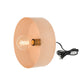 TOV Furniture Round Bare Bulb Wall Sconce in Blush Finish