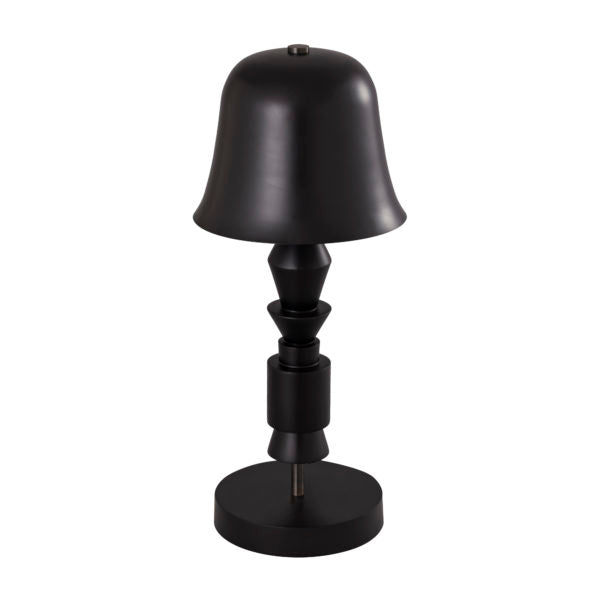 TOV Furniture Serengeti Wood Base Table Lamp in Black Finish