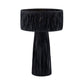 TOV Furniture Shelby Rafia Rattan Table Lamp in Black Finish