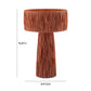 TOV Furniture Shelby Rafia Rattan Table Lamp in Brick Red Finish