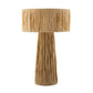 TOV Furniture Shelby Rafia Rattan Table Lamp in Natural Finish