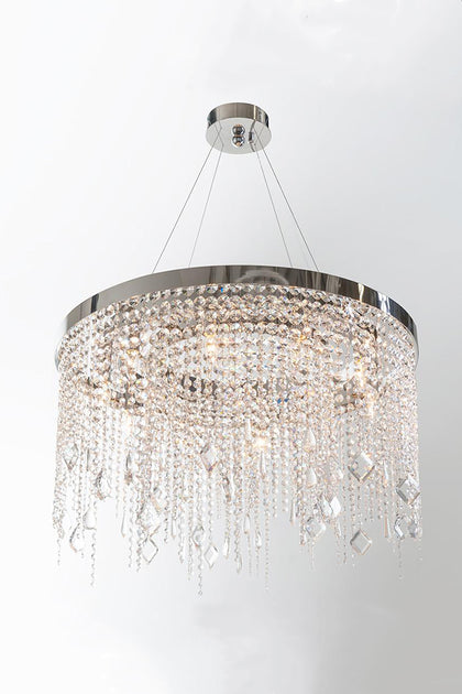 The Vault Astoria Round Crystal Chandelier
