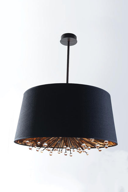 The Vault Isla Black Shade Pendant