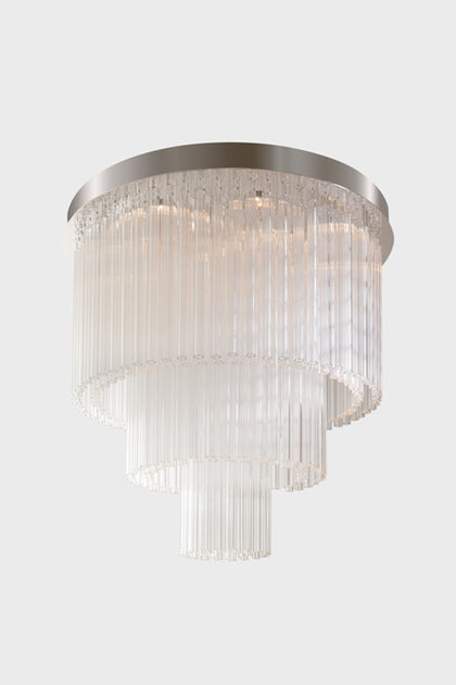 The Vault Jade Glass Chandelier