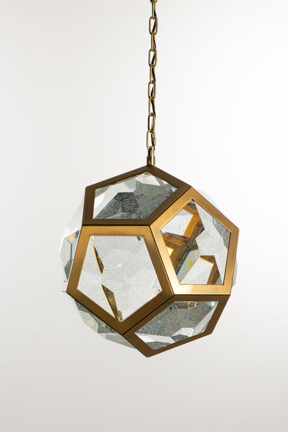 The Vault Lamont Antique Seeded Glass Pendant