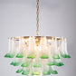 The Vault Marielle Mid Century Green Petal Chandelier