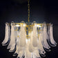 The Vault Marielle Mid Century White Petal Chandelier