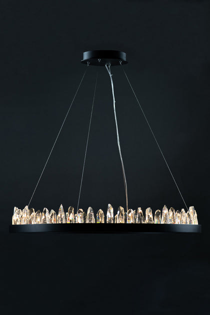 The Vault Parkes Crystal Round Chandelier