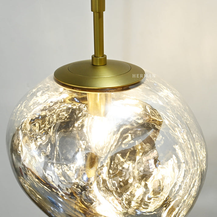 The Vault Rhome II 10" Satin Brass Pendant