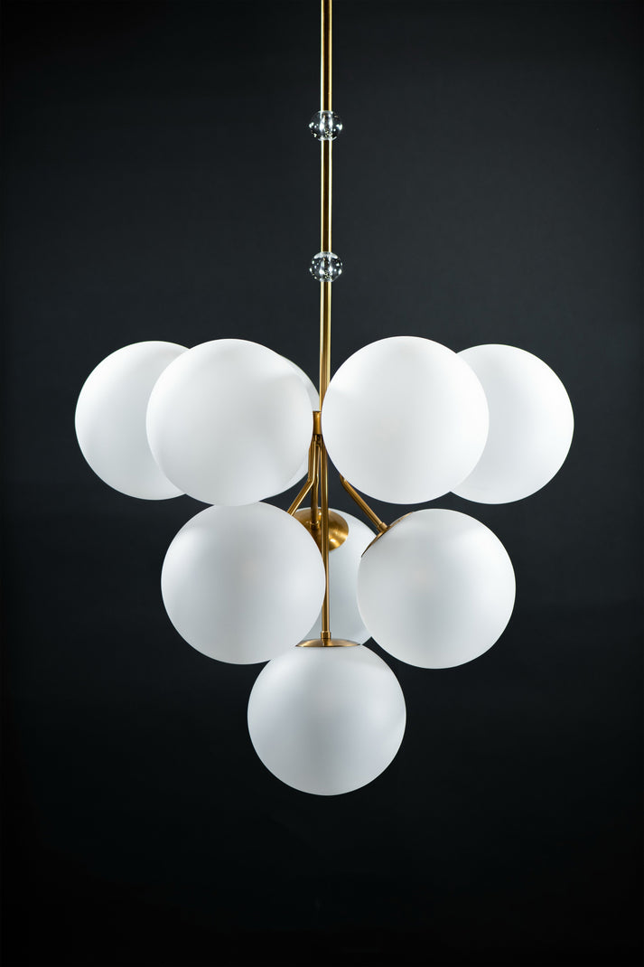 The Vault Rufus Glass Globe Chandelier Bouquet