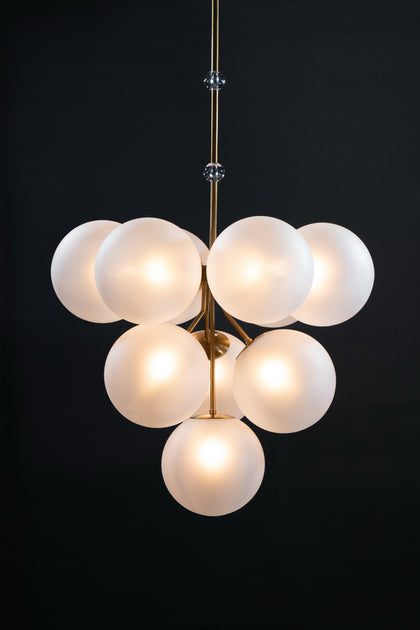 The Vault Rufus Glass Globe Chandelier Bouquet