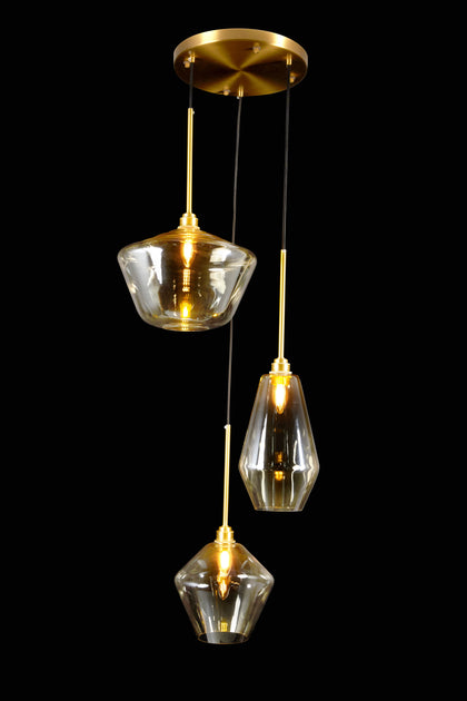 The Vault Ryan Glass Cascade Pendant
