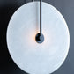 The Vault Rylan Alabaster Moon Wall Sconce