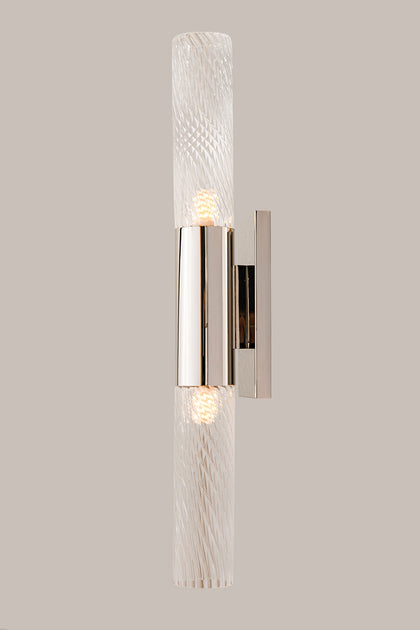 The Vault Samantha Wall Sconce - Turnberry Polished Stainless Steel