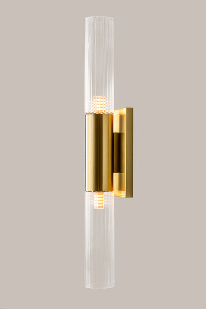The Vault Samantha Wall Sconce - Turnberry Satin Brass
