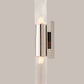 The Vault Samantha Wall Sconce - Twist Polished Stainless Steel