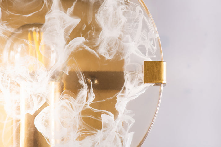 The Vault Solis Wall Sconce - Satin Brass