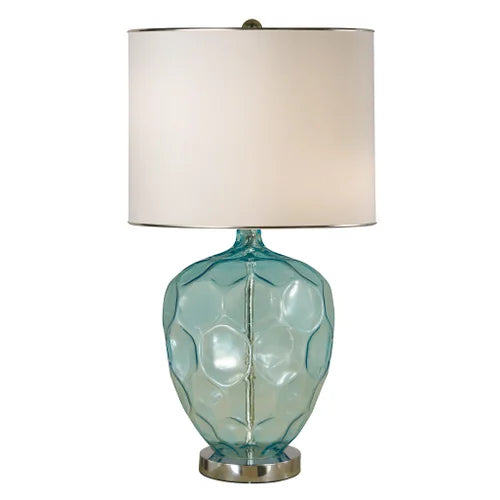 Thumprints Abyss Blown Glass Table Lamp
