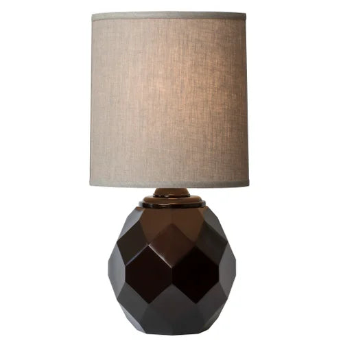 Thumprints Espresso Gloss Bronze Table Lamp