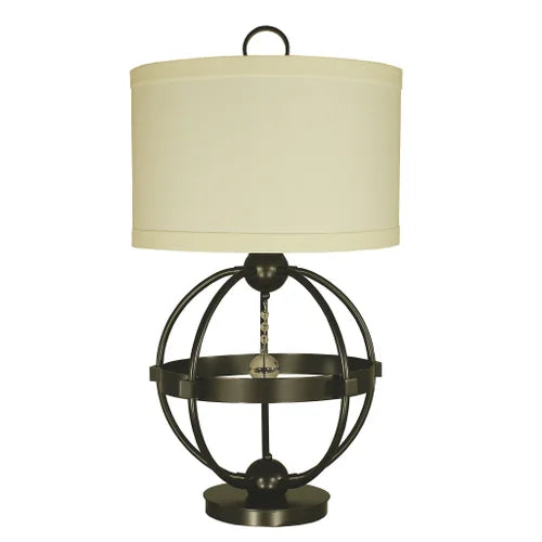 Thumprints Hemisphere Mahogany Bronze Table Lamp