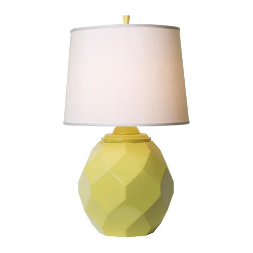 Thumprints Jewel Satin Chartreuse Table Lamp
