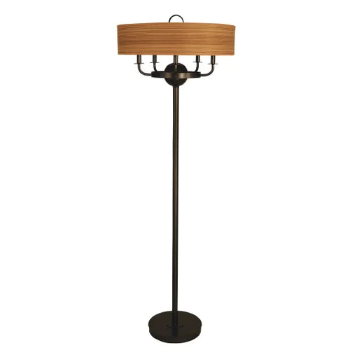 Thumprints Meridian Mahogany Bronze Floor Lamp