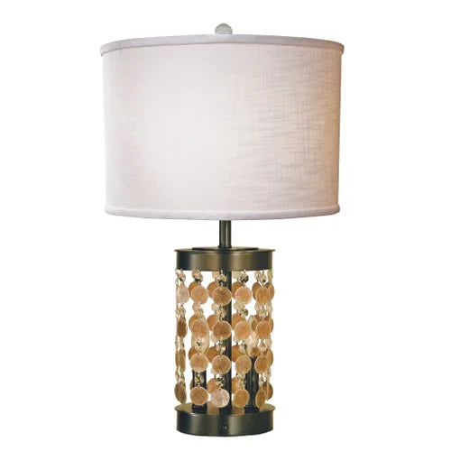 Thumprints Naomi Mahogany Bronze Table Lamp