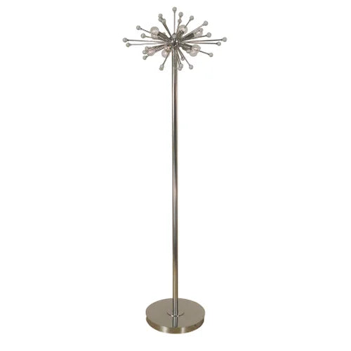 Thumprints Supernova Polished Nickel Floor Lamp