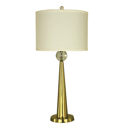 Thumprints Vesuvius Brushed Brass Table Lamp